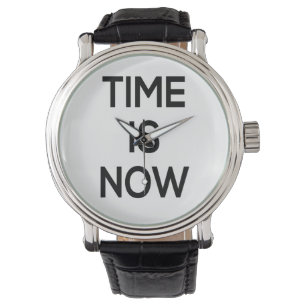 tid är nu, klockadesignen, ordkonst armbandsur
