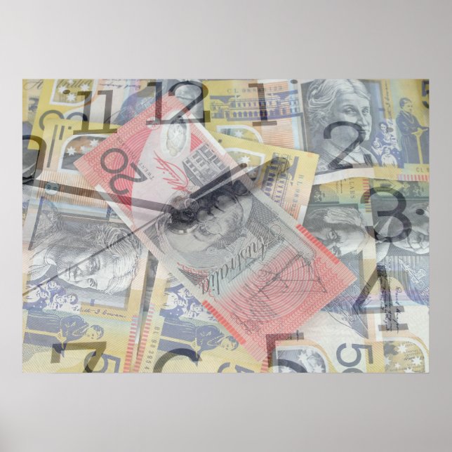 Tid är pengar poster (Framsidan)