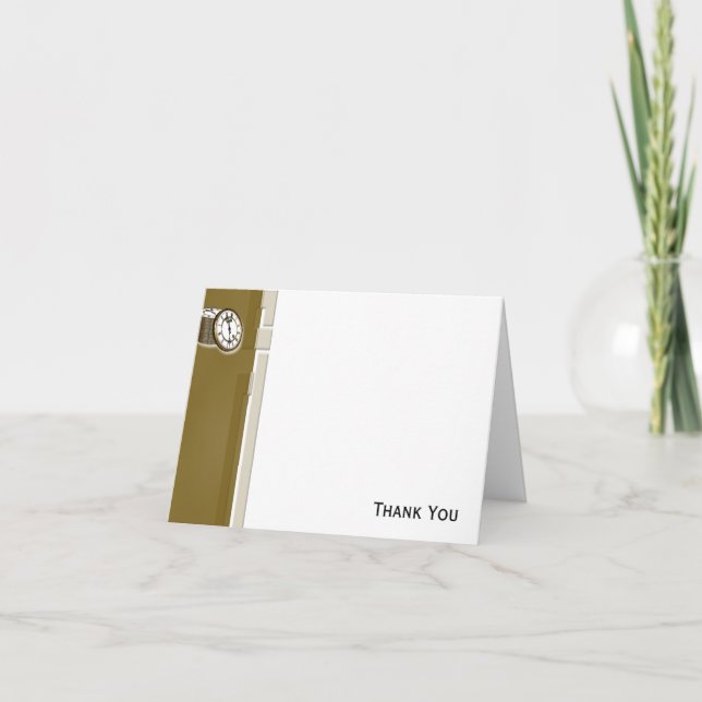 Tid är pengar tack kort (Framsida)