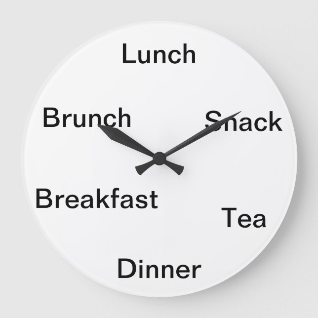 Tid att äta stor klocka (Framsida)