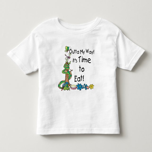 Tid att äta tee shirt (Framsida)