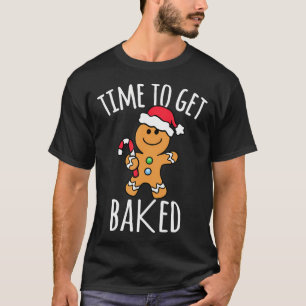 Tid att Baka Gingerbread Man Julbakelse T Shirt