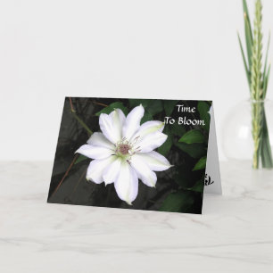 Tid att blomma Examenkort Kort