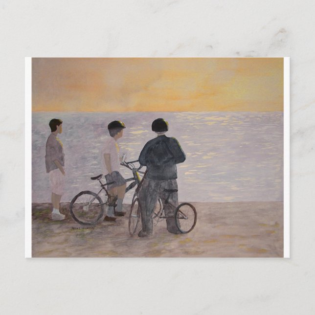 Tid att gå hem vykort (Framsida)