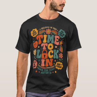 Tid att låsa in provdagslärare Testdag T Shirt