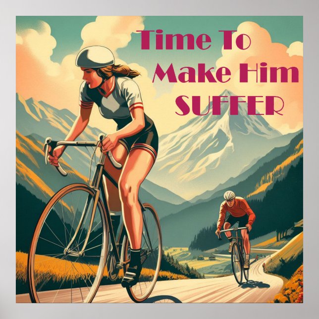 Tid att Låta Honom Lida Cykling Poster (Framsidan)