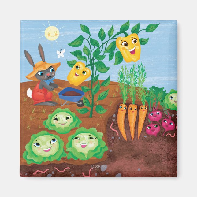 Tid att räkna-Garden Magnet (Framsidan)