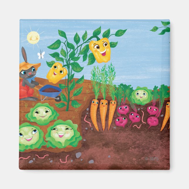 Tid att räkna-Garden Magnet (Framsidan)