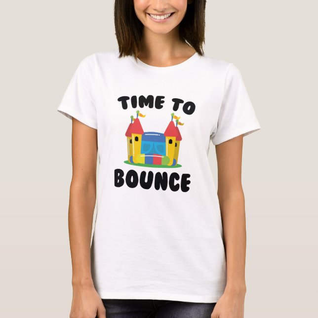 Tid att studsa t shirt (Framsida)