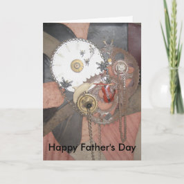 Tid Biet på hälsningskort för läder Kort