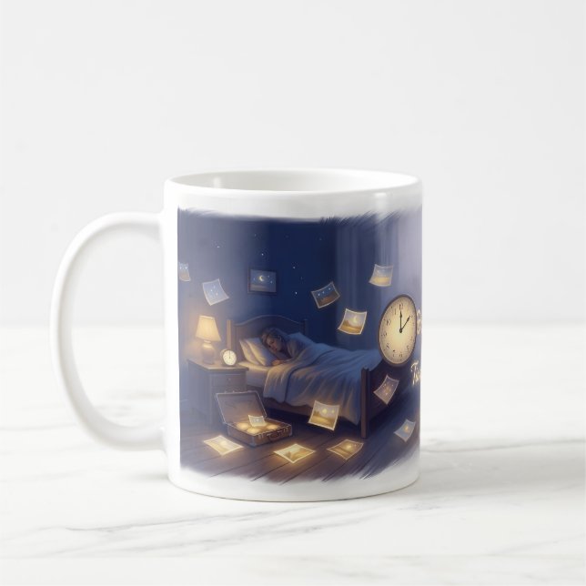 Tid Efter Tid Lysande Minnes Drömmig Stig Mugg (Vänster)