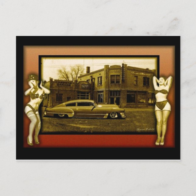 tid efter tid med dansarens vykort (Framsida)