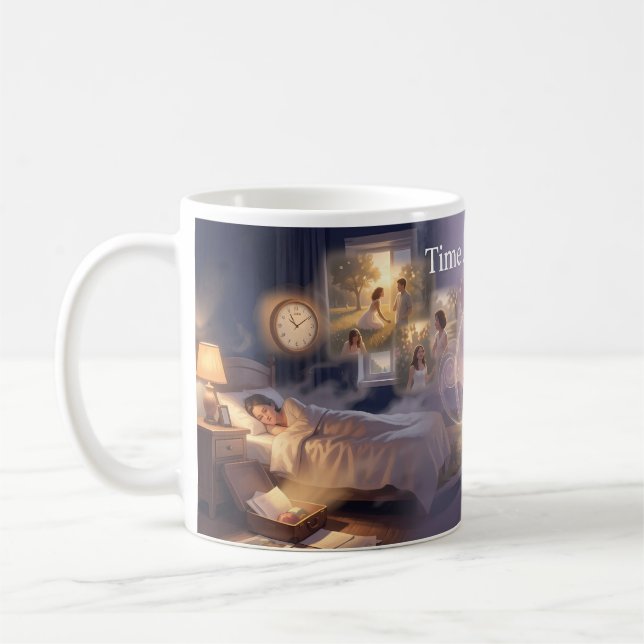 Tid Efter Tid Minnesväg Romantik Art Mugg (Vänster)
