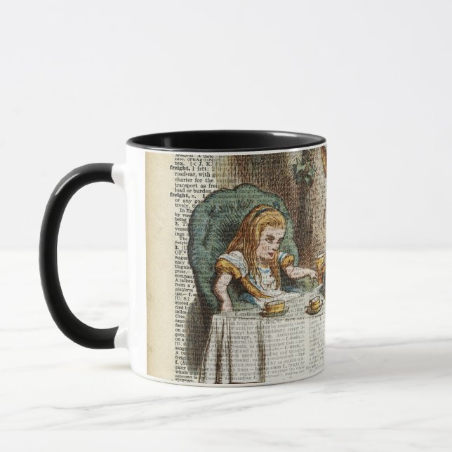 Tid för Alice morgonTea Mugg (Vänster)