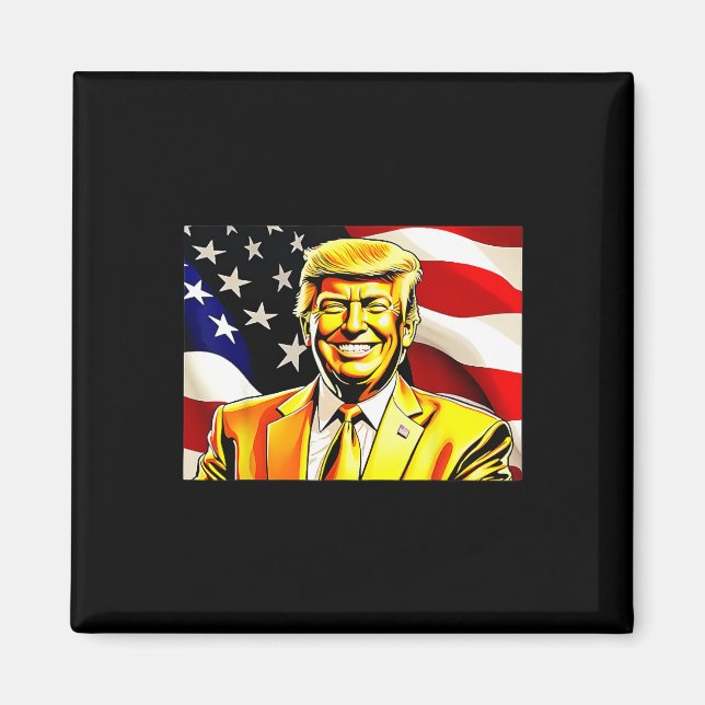 Tid för Amerikas guldålder Trump  Magnet (Framsidan)