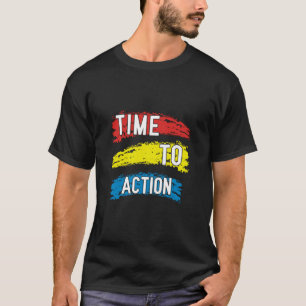 Tid för åtgärd T-överföring T Shirt