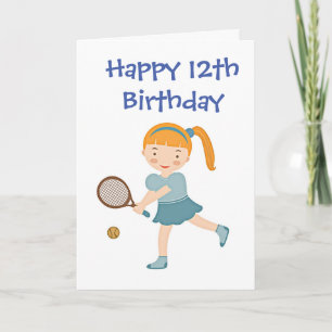 TID FÖR ATT CELEBRATA "12:e" BIRTHDAY Card Kort