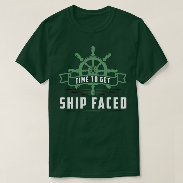 Tid för att få Frakten framme T Shirt (Design framsida)