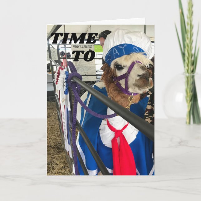 TID FÖR ATT FÅ "PARTY STARTED" KORT (Framsida)