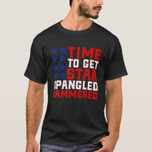 Tid för att få stjärnornas spridda Hammered-sl T Shirt