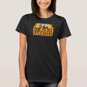 Tid för att få stoppad backprint-stoppning t shirt