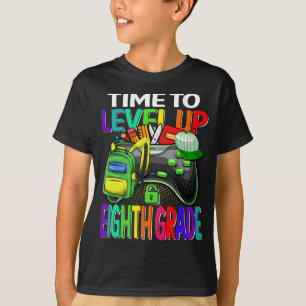 Tid för att jämna upp det åttonde Klass-videospele T Shirt