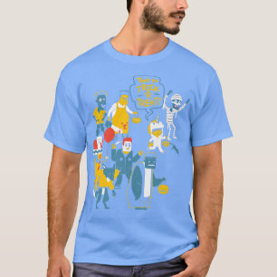 Tid för att prova r Treat Funny Halloween-skräckte T Shirt