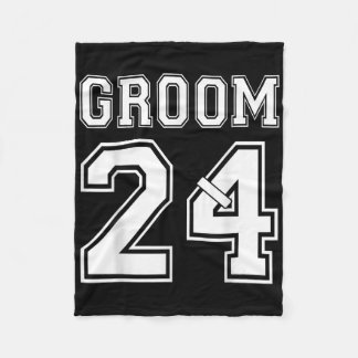 Tid för Brides 2024 Groom Förlovningsfest Matchi Fleecefilt