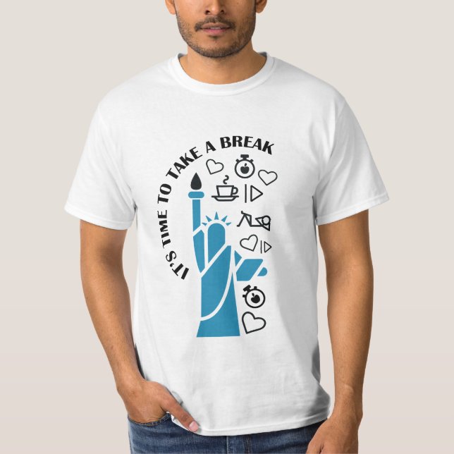 Tid för brytning- Manar-förskjutning T Shirt (Framsida)
