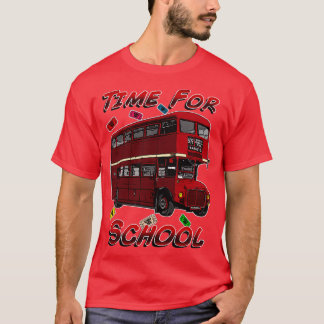 Tid för Buss 2 i skolan T Shirt