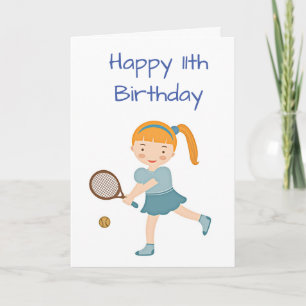 TID FÖR CELEBRAT "11" BIRTHDAY-kort Kort