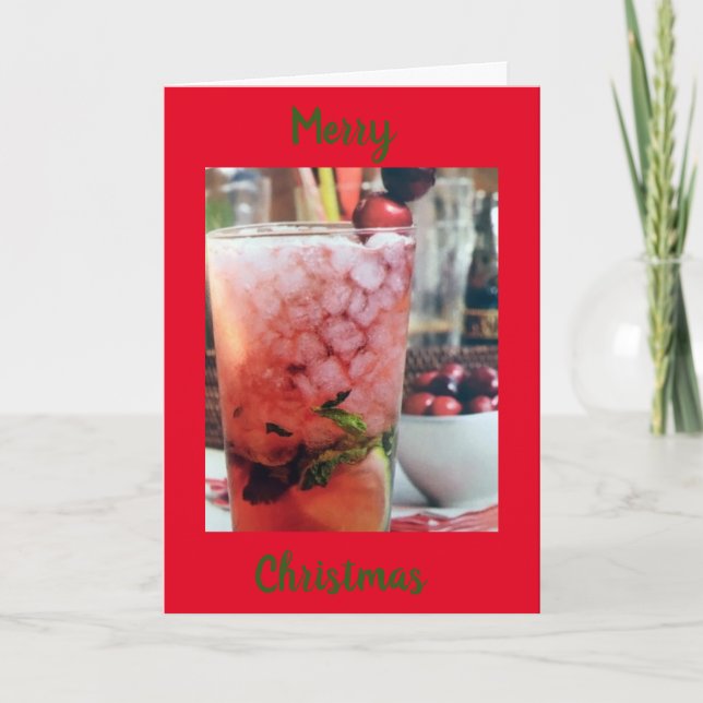 TID FÖR CELEBRATE FAMILY & FRIENDS ’CHRISTMAS’ KORT (Framsida)