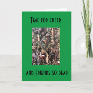 **TID FÖR CHEER & FRIENES SO DEAR** CHRISTMAS KORT