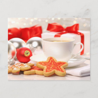 Tid för en tepaus vykort