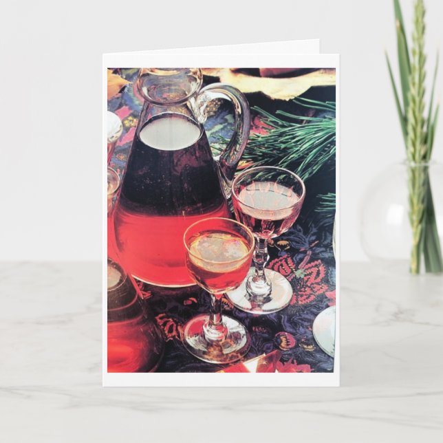 **TID FÖR FAMILJ OCH VÄNNER OCH ROLIGT** CHRISTMAS KORT (Framsida)