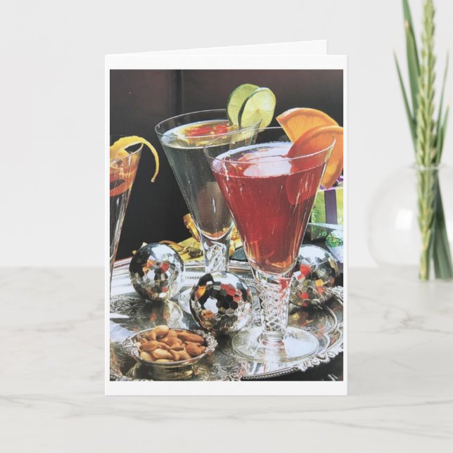 **TID FÖR FAMILJ OCH VÄNNER OCH ROLIGT** CHRISTMAS KORT (Framsida)