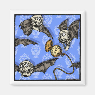 Tid för Fladdermöss i Skull - Pop Goth Nightmare S Magnet