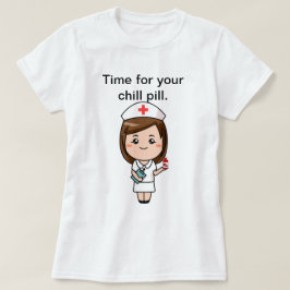 Tid för fyllning av kyla tee shirt