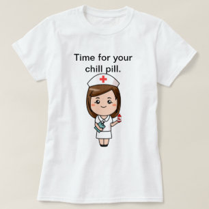 Tid för fyllning av kyla tee shirt