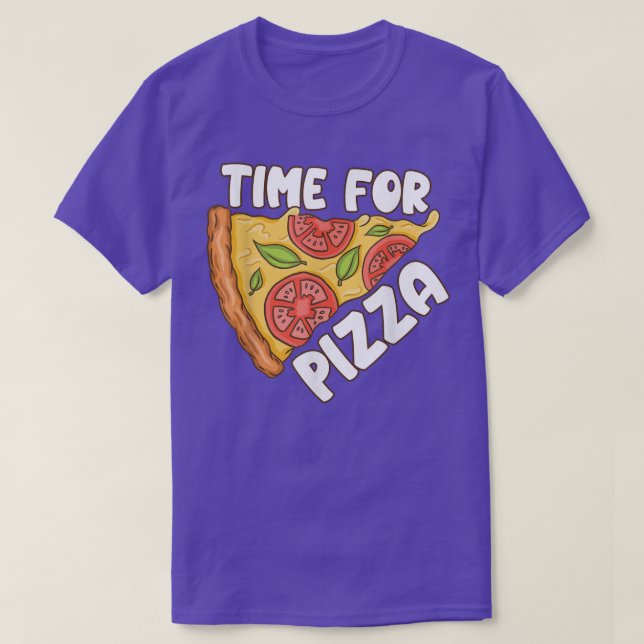 Tid för Grönt av Pizza-Örter T Shirt (Design framsida)