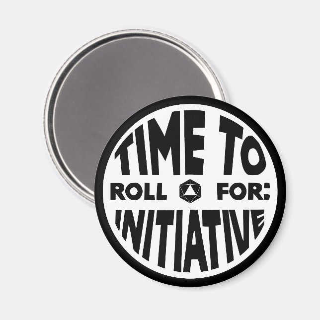 Tid för initiativ magnet (Front/Back)