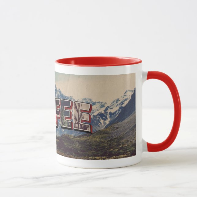 "Tid för kaffe" Retro Mugg (Höger)