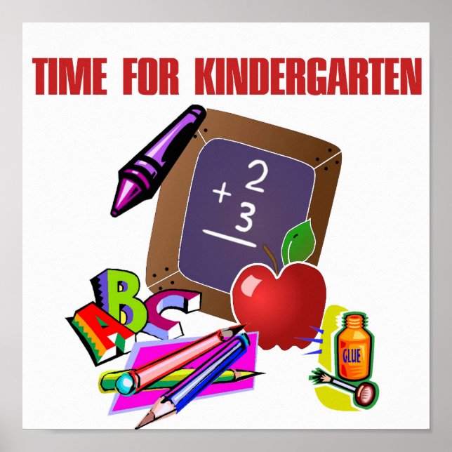 TID FÖR KINDERGARTEN-Poster Poster (Framsidan)