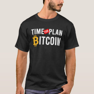 Tid för kryptovaluta för plan B och låskedja T Shirt