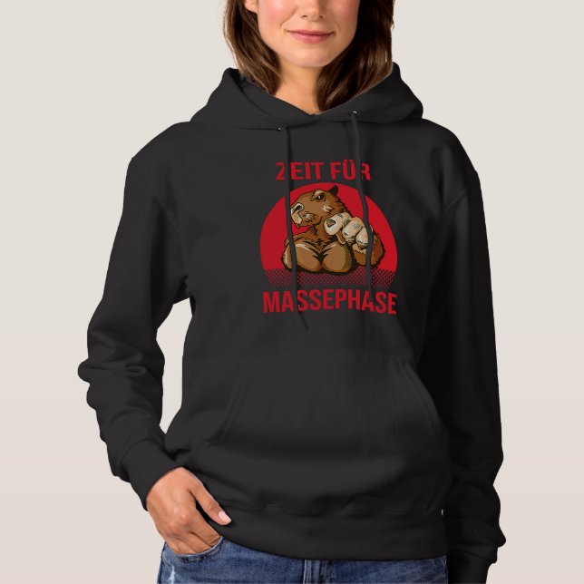 Tid För Massfas Bakre Tryck Bodybuilding T Shirt (Framsida)
