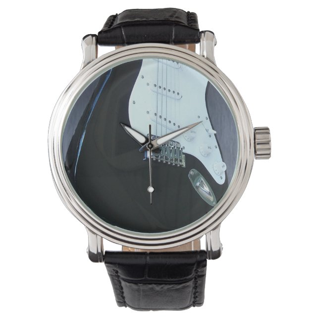 Tid för Music Electric Guitar Armbandsur (Framsida)