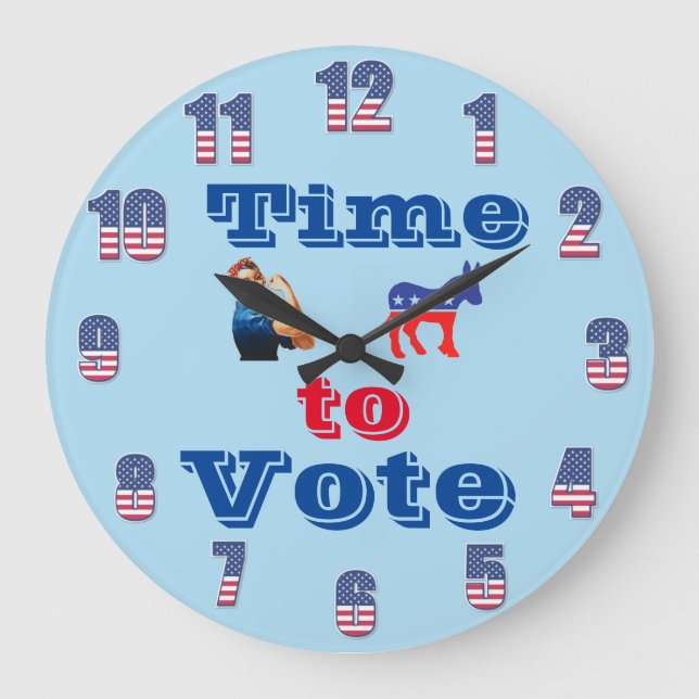 Tid för omröstning av väggklocka (Framsida)