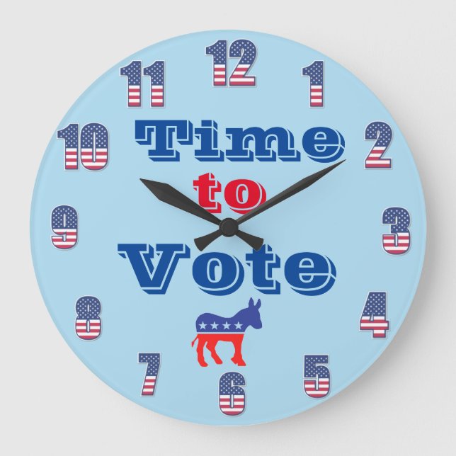 Tid för omröstning av väggklocka (Framsida)