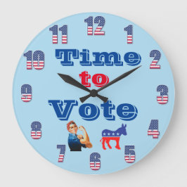 Tid för omröstning av väggklocka
