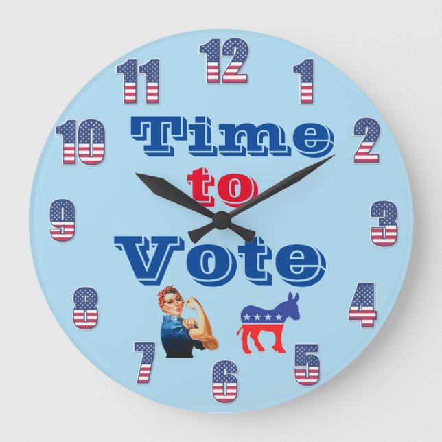 Tid för omröstning av väggklocka (Framsida)